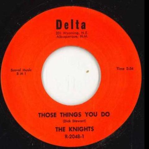 7inch Record KNIGHTS - Those Things You Do / I Want To Lov R2048 Delta UK 1965 UK Rock