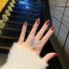 Hollow Butterfly Exaggerated Ring - Hand Jewelry R7146