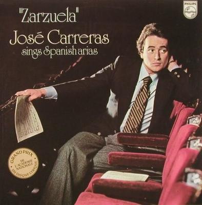 LP Record JOSE CARRERAS Zarzuela Jose Carreras Sings Spanis 9500649 PHILIPS 1979 Netherland Classical Used