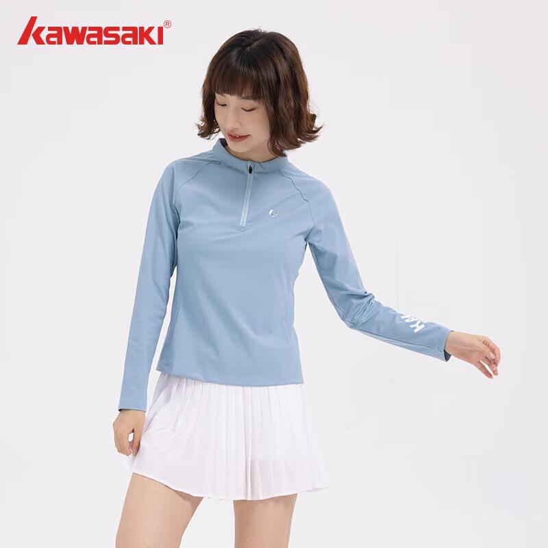 

Kawasaki Women s Long Sleeve Badminton Training T-shirt A2435 M