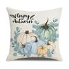 45X45cm Happy Thanksgiving Cushion Cover Fall Home Pumpkin Decorative Throw Pillows Sofa Cushions Maple Leaf Pillowcase 2023 New