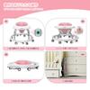 Uuoeebb Baby Foldable Baby Height Rollover Meal Plate Baby Baby Baby Products Walker, Walker, Adjustable, Prevention, Fixed, Included, Handcart,