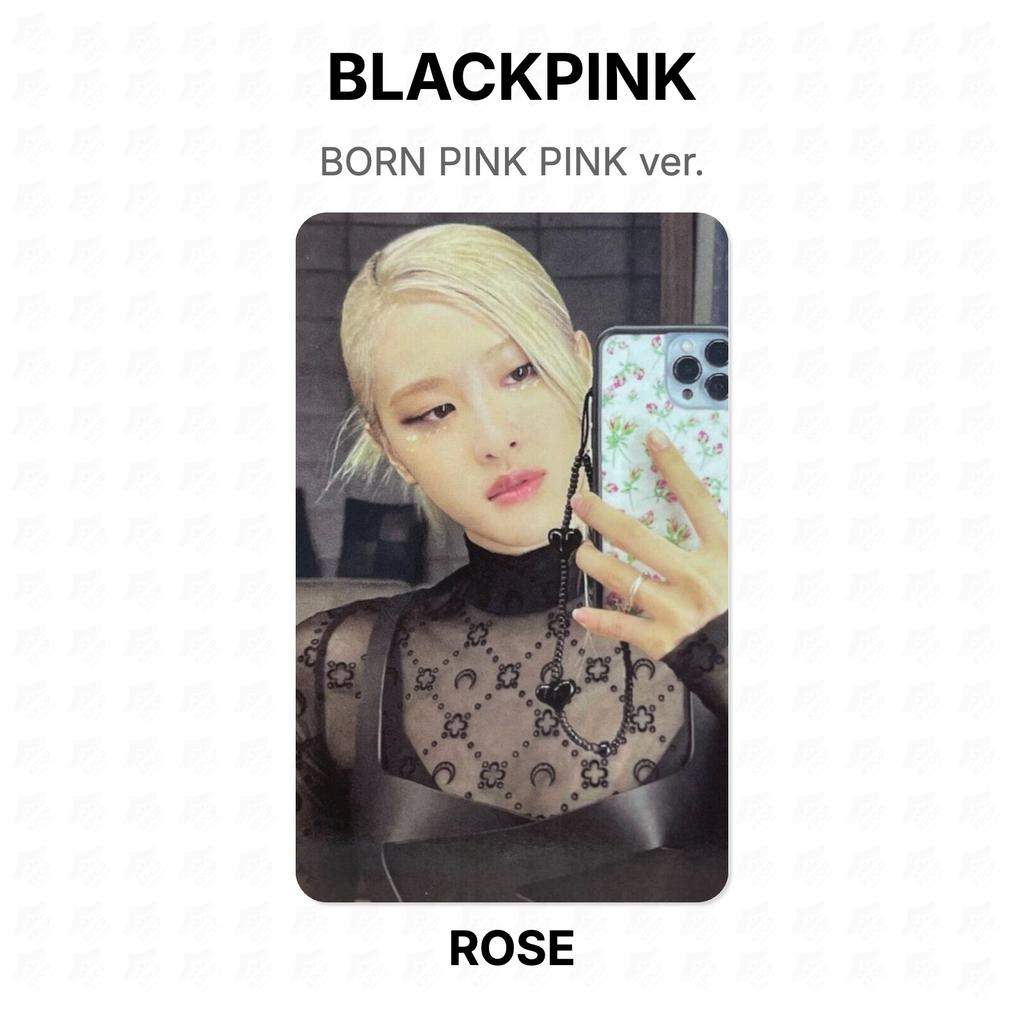 BLACKPINK BORN PINK PINK Version. Offizielle Fotokarte
