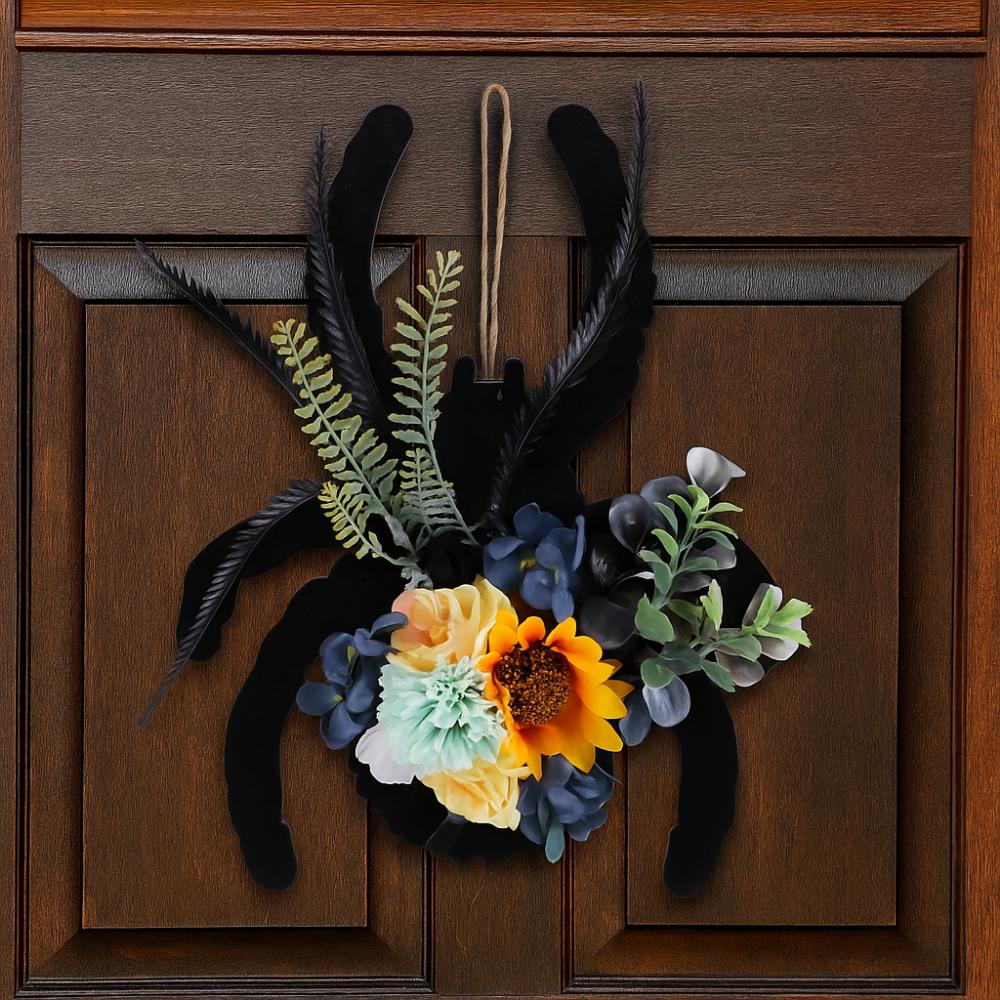 Creative Halloween Door Decorations Wooden Halloween Door Wreath Festival Decor