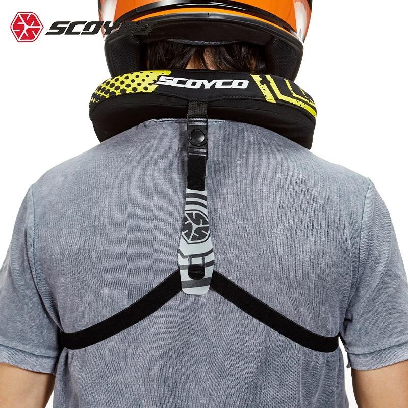 High-quality SCOYCO N02B Neck Protector Men Women Motorcycle Cycling Racing Protective Gear Long Distance Motocross Neck Guard