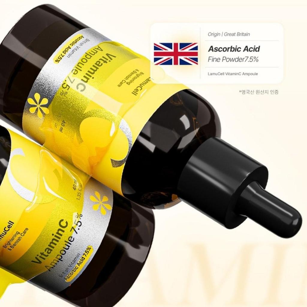 [LamuCell] Pure Vitamin C 7.5% Ampoule, 40ml