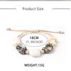 Mode Acryl Damenarmband Ethnischer Stil Buddha Perlen Armband Damen Acryl Armband Schmuck