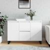 Vidaxl Cabinet, White, 104X35X70 Cm, Wood-Based Material