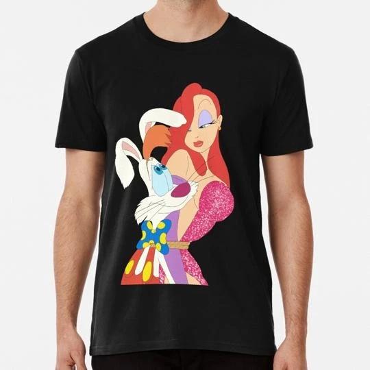 Roger And Jessica Rabbit Size S to 5XL Made in the USA T-Shirt M