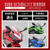 Daytona Motorcycle Cowl 6mm Wide New Safety Standards High Visibility One Mirror per 16947 Mirror, Bolt, Lightweight, Angle, Compliant, Mirror,