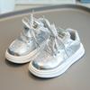 Children's Sports Shoes 2025 Spring and Autumn New Girls Casual Shoes Sequined Fashion Boys Board Shoes Soft Sole Baby Shoes Single