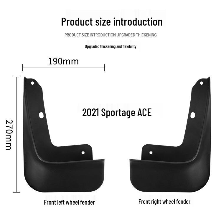Kia Sportage ACE 2021-2025 Tire Mud Flaps