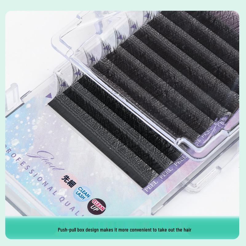 0.05 Large Flower Clover Grafting Eyelashes: Soft, Dense Automatic Extension, Root-Stable, More Voluminous Than YY Type
