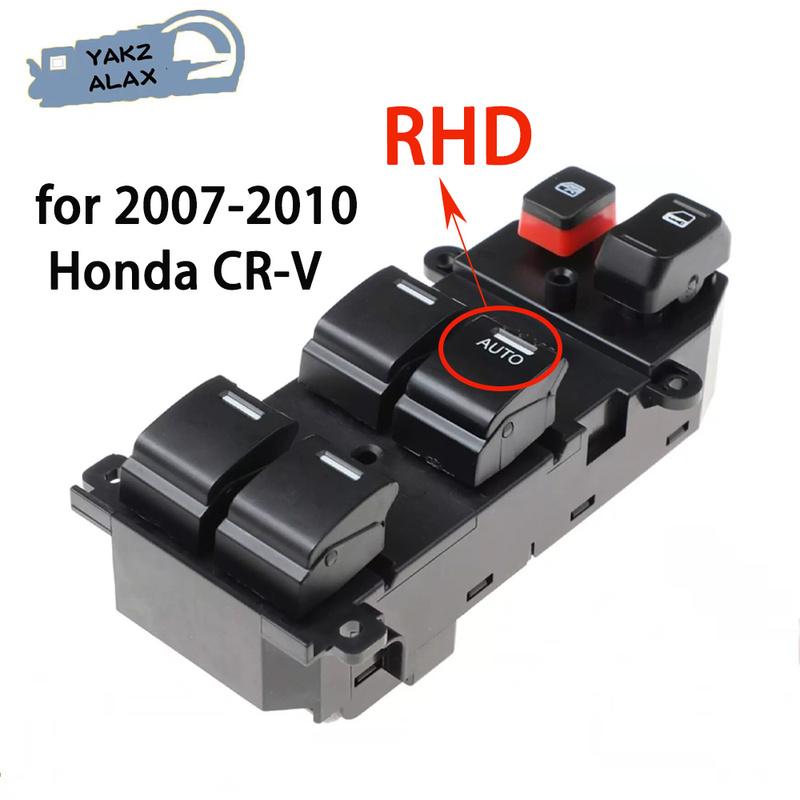 35750-SWA-Z01 Fensterheberschalter Rechts Vorne für CR-V EX 2007 2008 2009 2010 Rechtslenker Elektrischer Hauptfensterheber Knopf