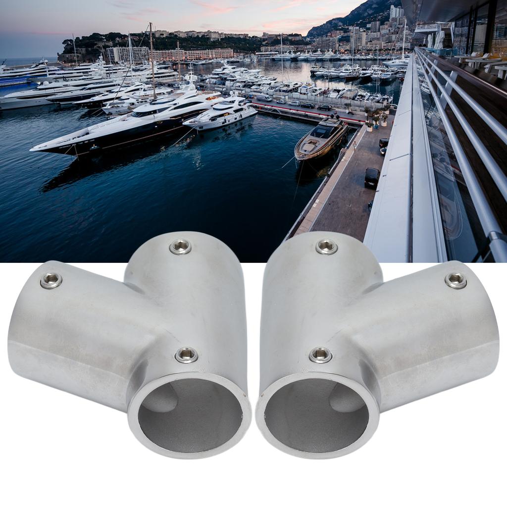 1 Paar Bot Handreling Fittingen Onderdelen 60 Graden 316 Roestvrij Staal Marine Hardware Links Rechts