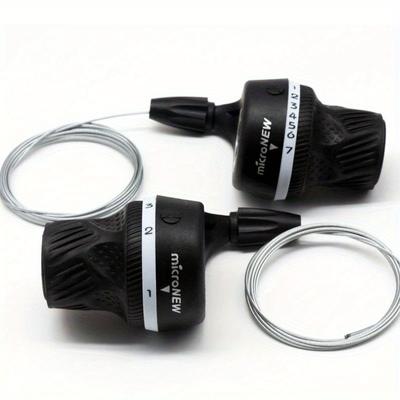 Micronew Links & Rechts MTB Mountainbike Transmissie 3X6 3X7 3X8 Snelheid Draaischakelaar Fiets Fiets Schakelaar Derailleur Voor Shimano
