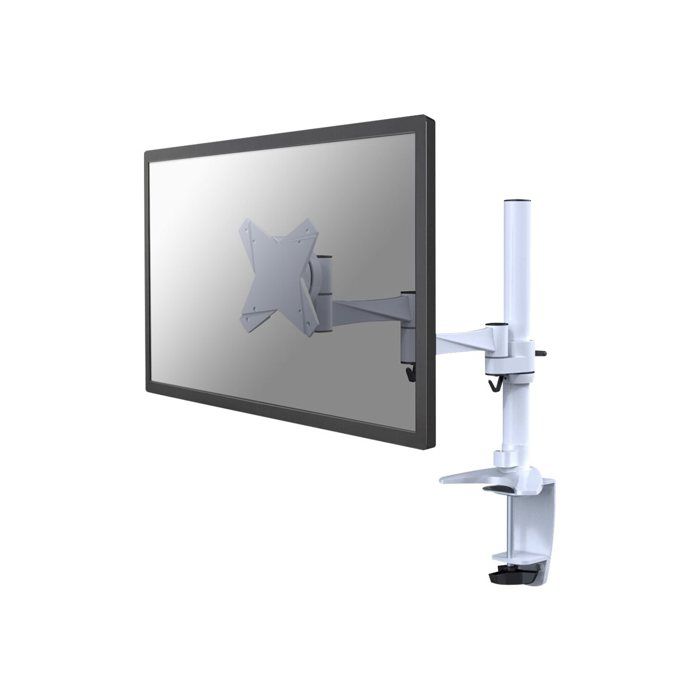 Stolní držák - NewStar - FPMA-D1330WHITE - Monitory do 24" - Nastavitelná výška 40 cm - Bílý