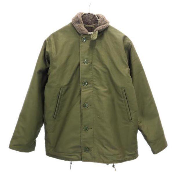 

ДЕПАРТАМЕНТ ВМС Военная куртка S хаки Спина боре Мужская Б/у