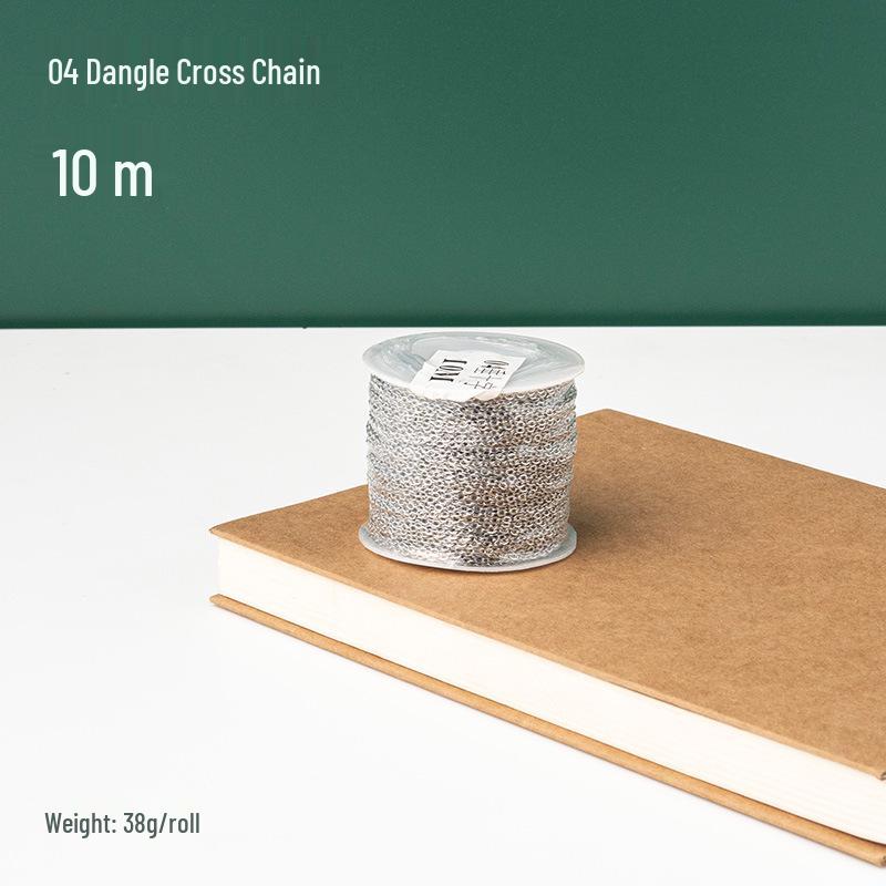 Náhrdelník s křížkovým řetízkem z nerezové oceli 304, náramek, DIY materiál, příslušenství