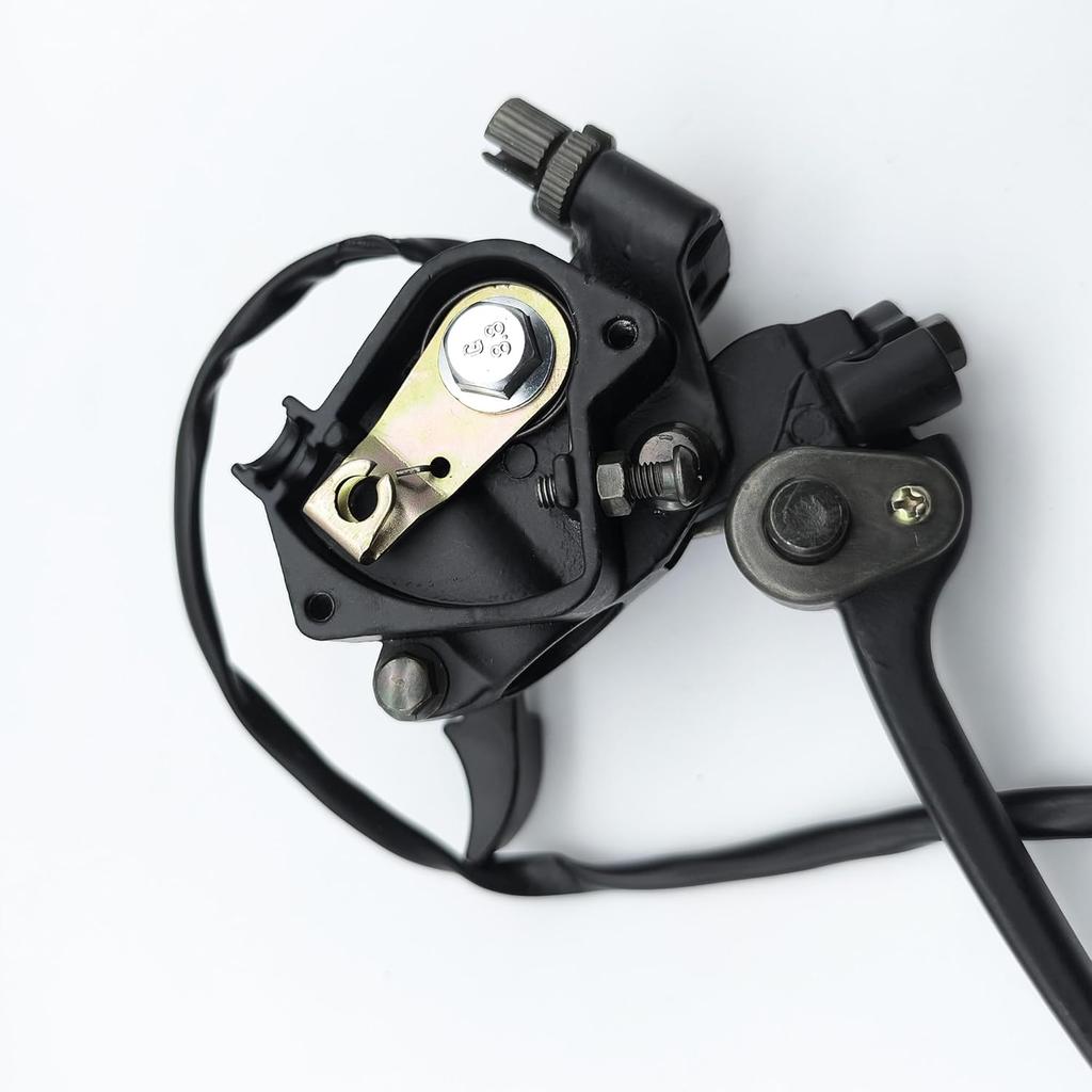 7/8" 22Mm Thumb Throttle Cable With Dual Brake Lever Assembly For 50Cc 90Cc 150Cc 250Cc ATV Quad Roketa Taotao Sunl Kazuma Go Kart