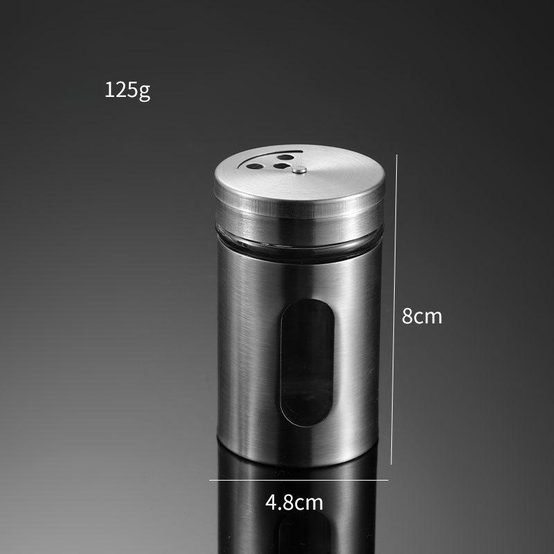 

HANYANG 304 бытовая банка для приправ из нержавеющей стали, инструменты для барбекю, бутылка для приправы для перца, многофункциональная бутылка для приправ, держатель для зубочисток