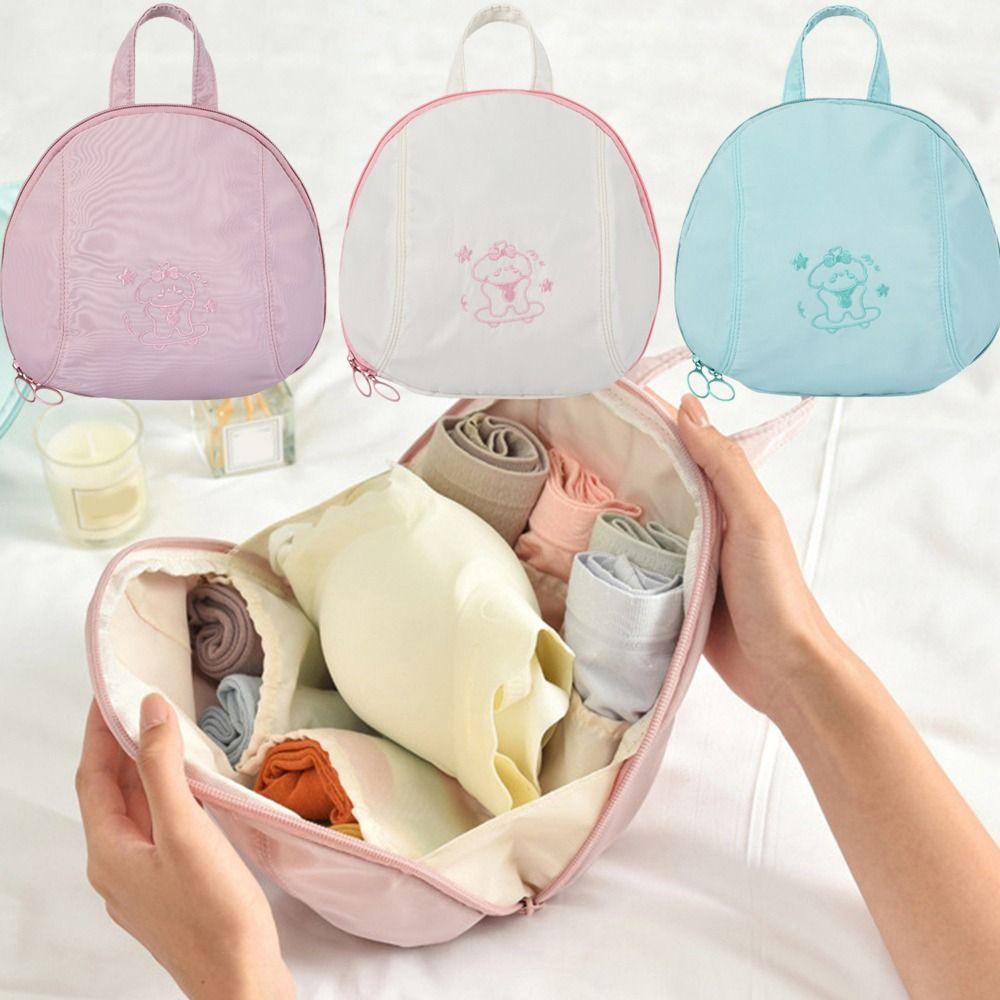 Large Capacity Travel Underwear Packing Cube Polyester Fiber Bra Socks Divider Business Trip