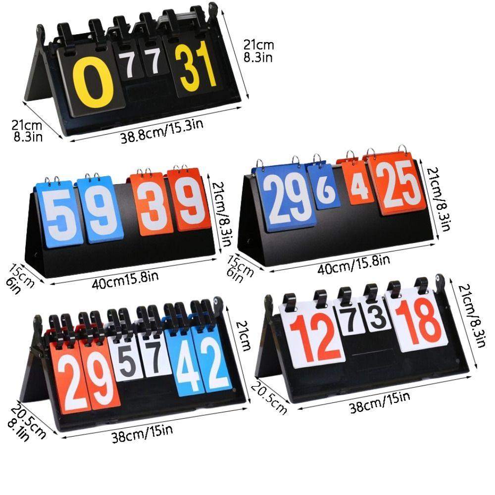 4-Digit Basketball Scoreboard Tabletop Counter Competition Score Indicator  Sports Referee