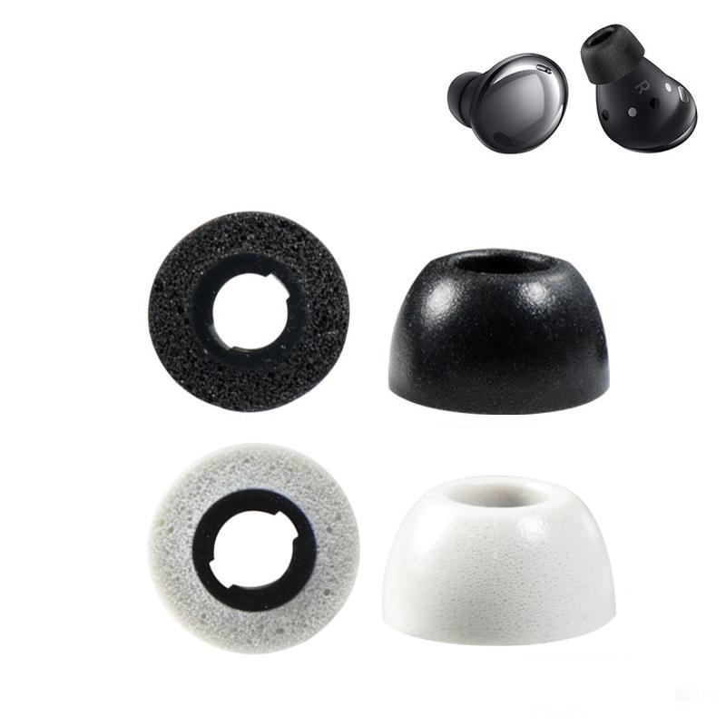 Geheugenschuim Voor Samsung Galaxy Buds Pro Oortelefoon Oordopjeshoes Spons Oorkopjes In-Ear Oortelefoon Oordopjes Tips Oordopjes 2 stuks/paar L grijze kleur