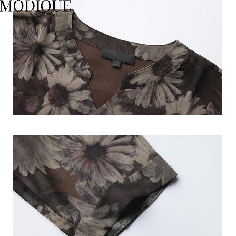 MODIQUE Frühling Sommer Plus Größe Neue Frauen Lose Vintage Baumwolle Leinen Floral Spitze Bluse Shirts Weibliche Casual Oversize Langarm V-ausschnitt Top T-Shirt
