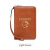 2024 RFID-Blocking Passport Holder & Travel Wallet with Zipper Closure
