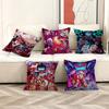 Animated Musical H-Hazbin Hotel Cushion Cover Car Throw Pillow Case For Sofa Car Christmas Gift 40x40cm 45x45cm