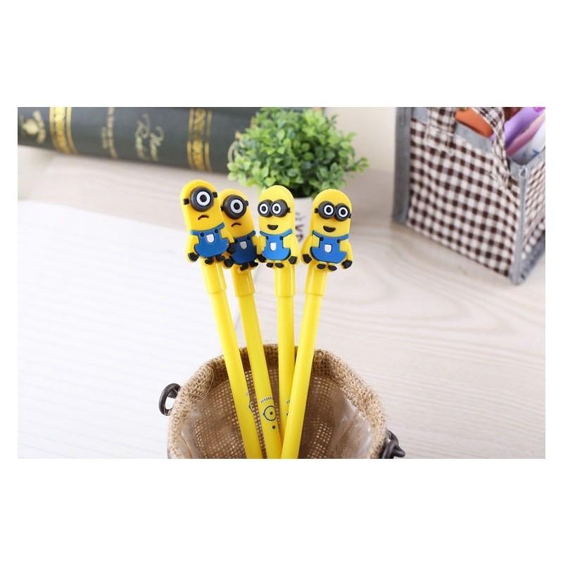 Minions Stationery Black Neutral Pen With 05mm Tip For Office And School Use