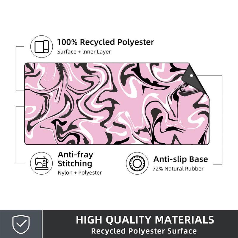 Large Size Custom Logo Printed Eco-Friendly Waterproof Cartoon Gaming Desk Mat Anti-slip Rubber Sublimation Blank Mousepad Stock