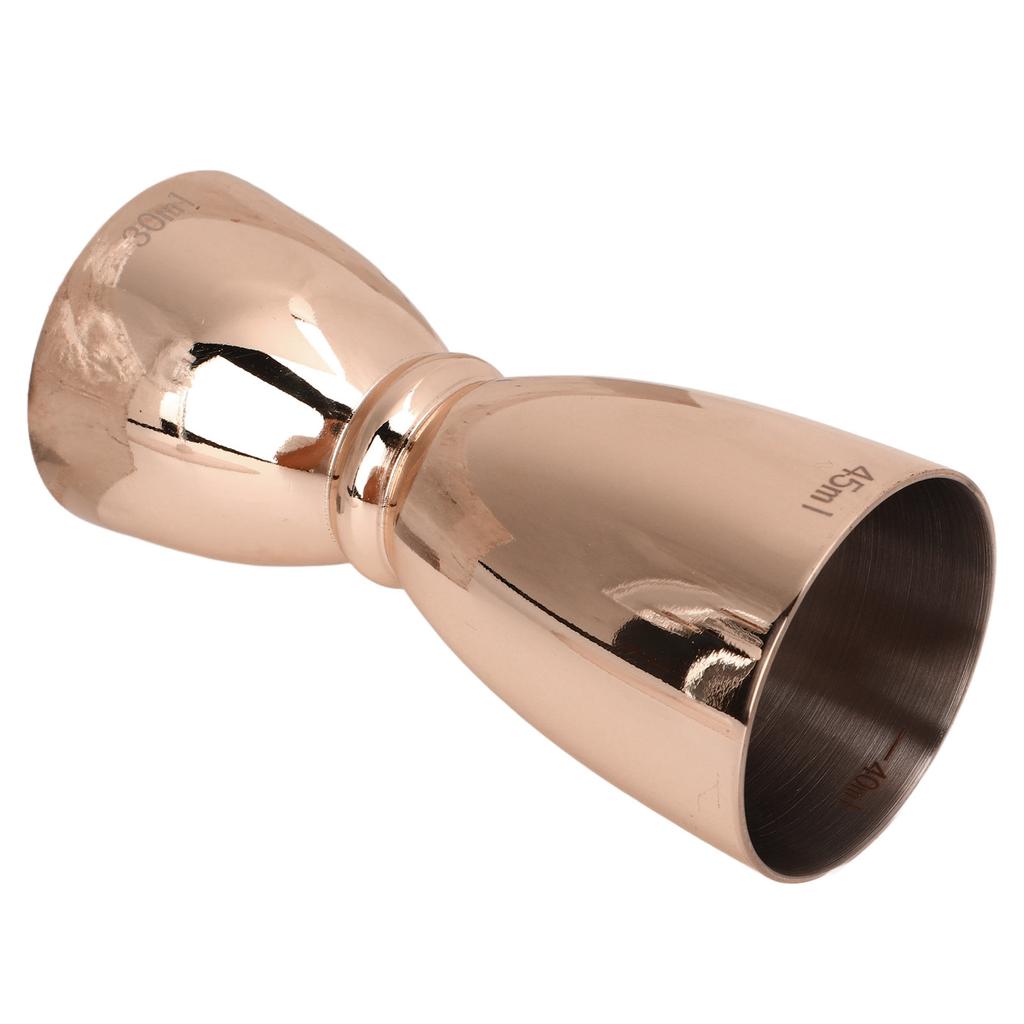 Kieliszek do mierzenia wina ze stali nierdzewnej z podwójną główką, miarka do koktajli i wina do shakera, do baru, na imprezę