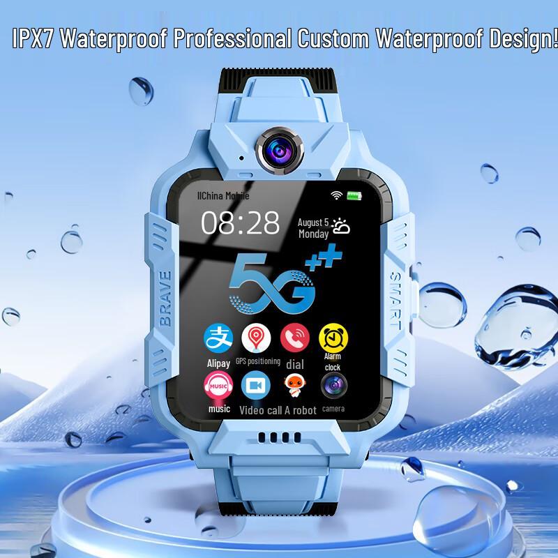 PALMHANG Kids 5G Smart Phone Watch with Rotating Dual Camera & GPS (CN Version)