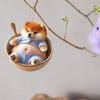 Feline/Canine Car Decors Acrylic Hanging Charm Easy Install Interior Styling Accessory Auto Interior Ornament for Vehicle
