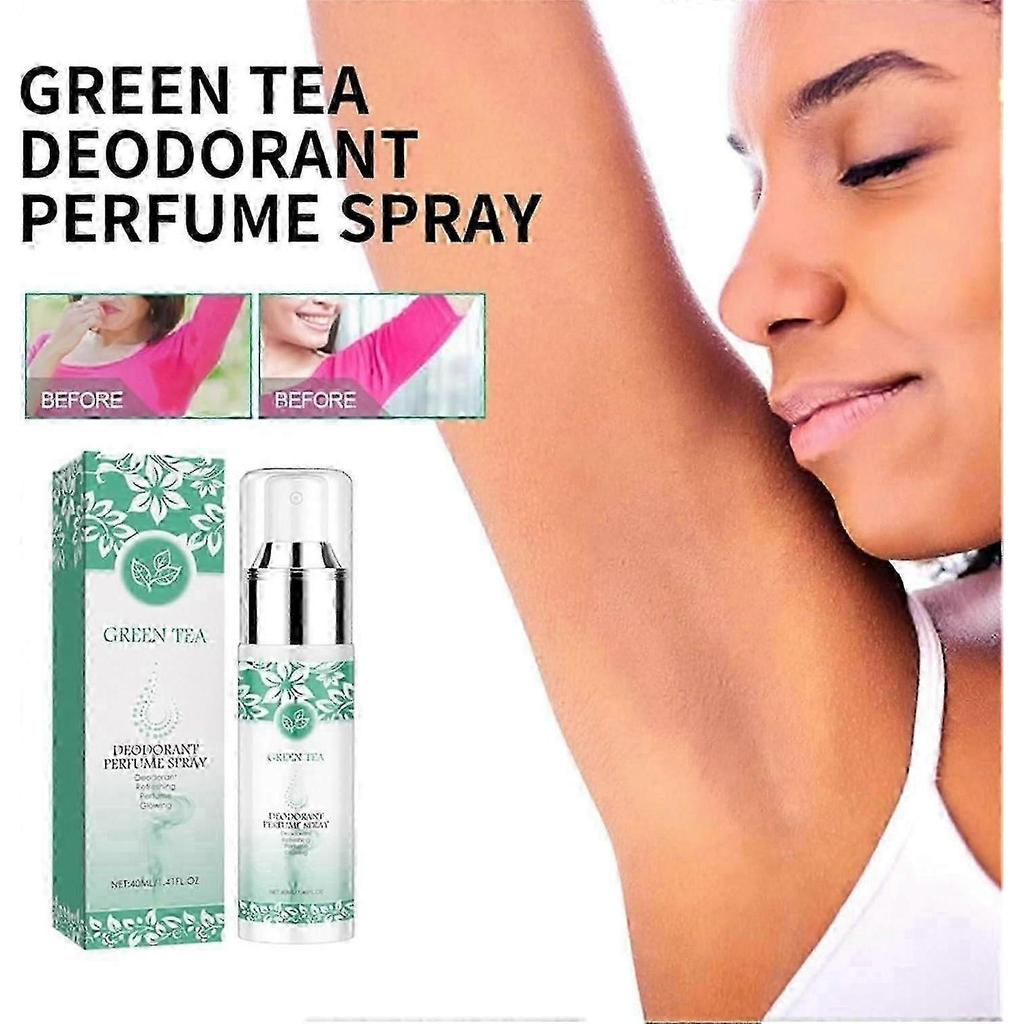 Green Tea Underarm Deodorant Spray, Natural Green Tea Antiperspirant Underarm Toner, Green Tea Whole Body Deodorant Spray