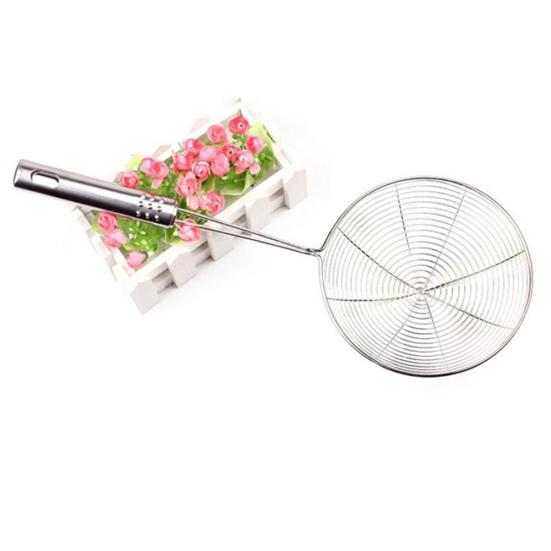 Stainless Steel Spoon Colander Soup Food Ladle Cooking Strainer Kitchen Filter