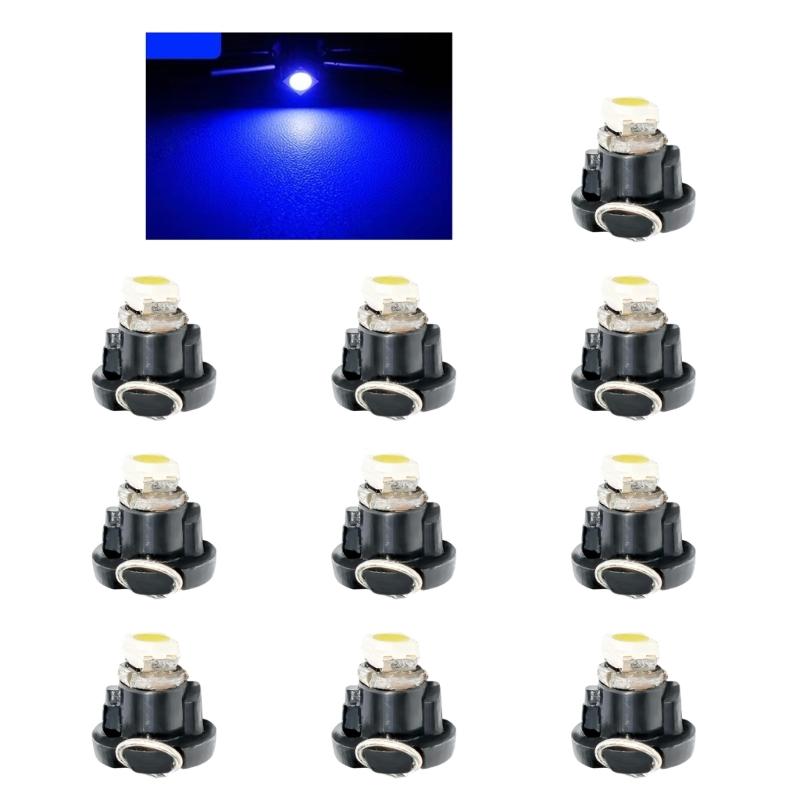 10Pcs T3 4.2 4.7 High Brightness LED Bulb for Car Interior Dashboard Instrument Light Dashboard Warming Indicator