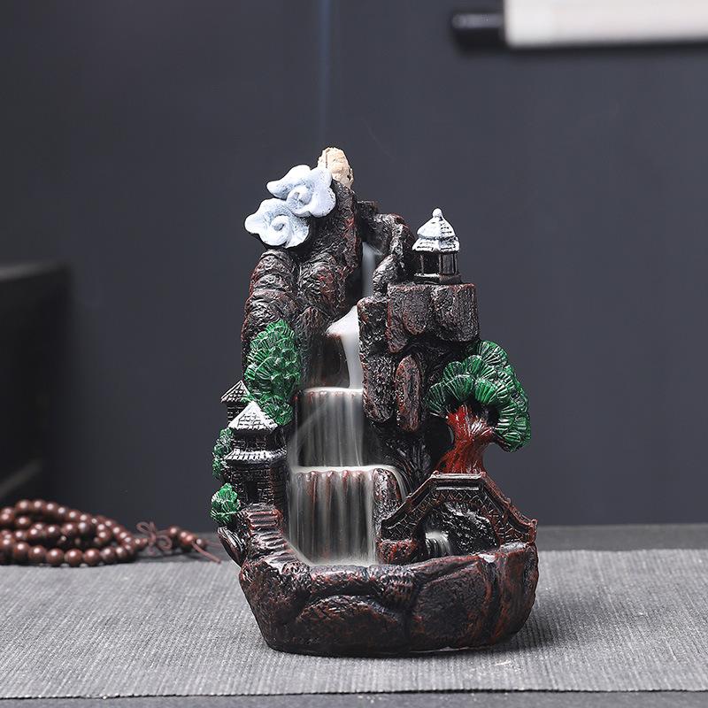 Incense Holder Ceramic Incense Burner Creative Ornaments for Backflow Incense Burner