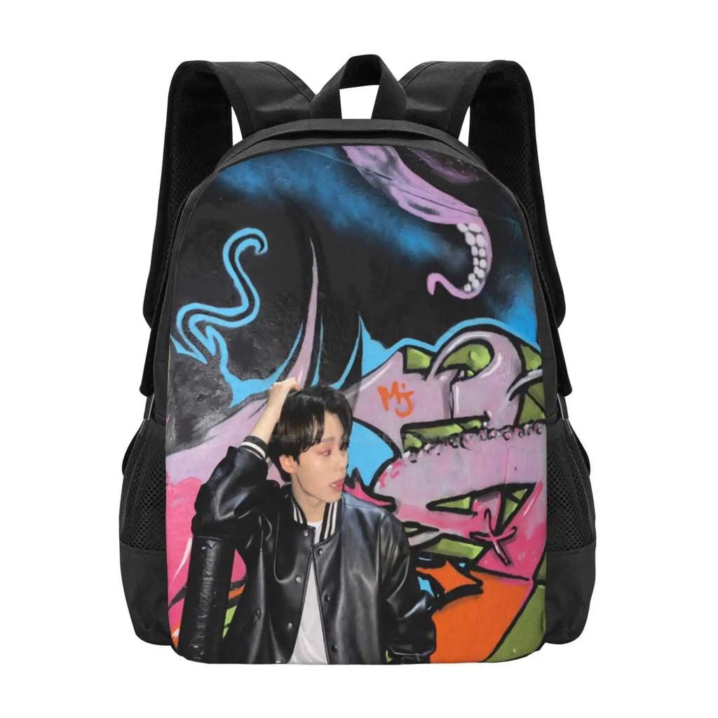 Hwanwoong 032422 3d Print Design Backpack Student Bag Kpop Oneus ? ? ? Hwanwoong ? ? ?