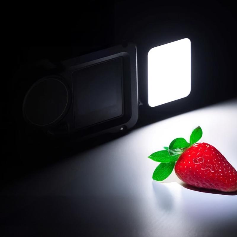 Portable Rechargeable Camera Light Lamp With Magnetic Mount Type C Fast Charging For Action Cameras 3 Brightness Setting