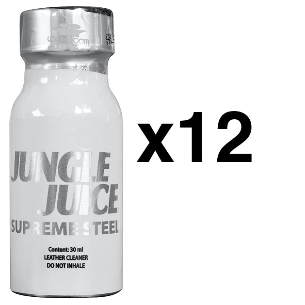 Jungle Juice Supreme Steel 30ml x12 - Locker Room - LC Packs