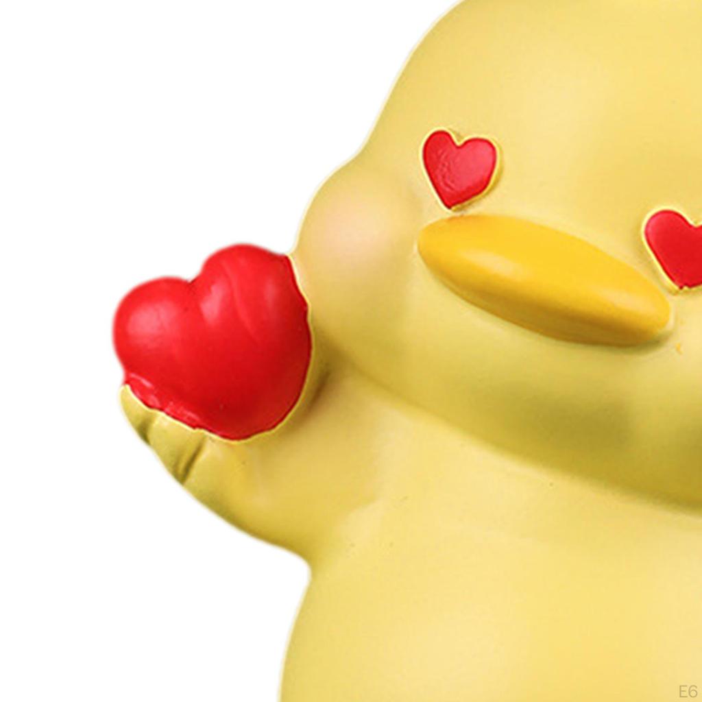 Adorable Duck Miniature for Car Interior Or Desk Decor