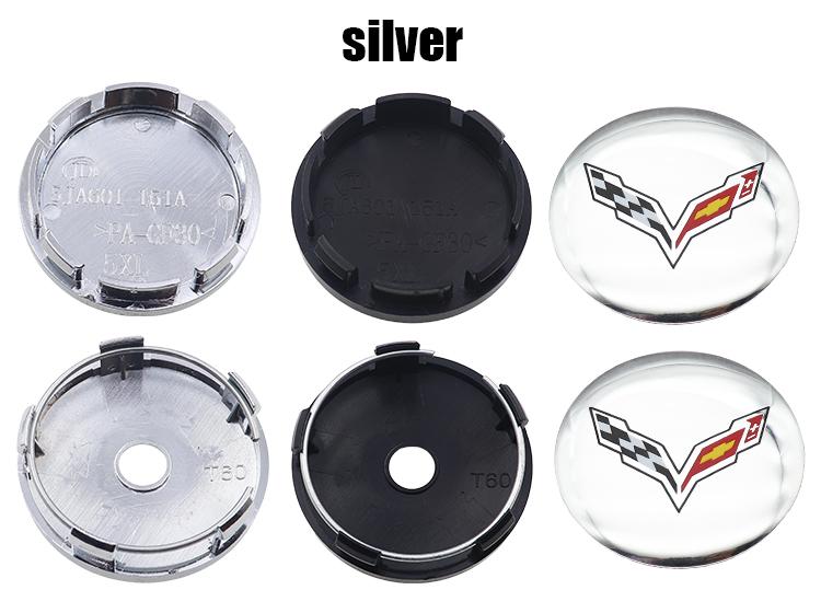4pcs 56mm 60mm Chevrolet logo car emblem Wheel Center Hub Cap auto Rim refit dust-proof badge covers sticker styling accessories