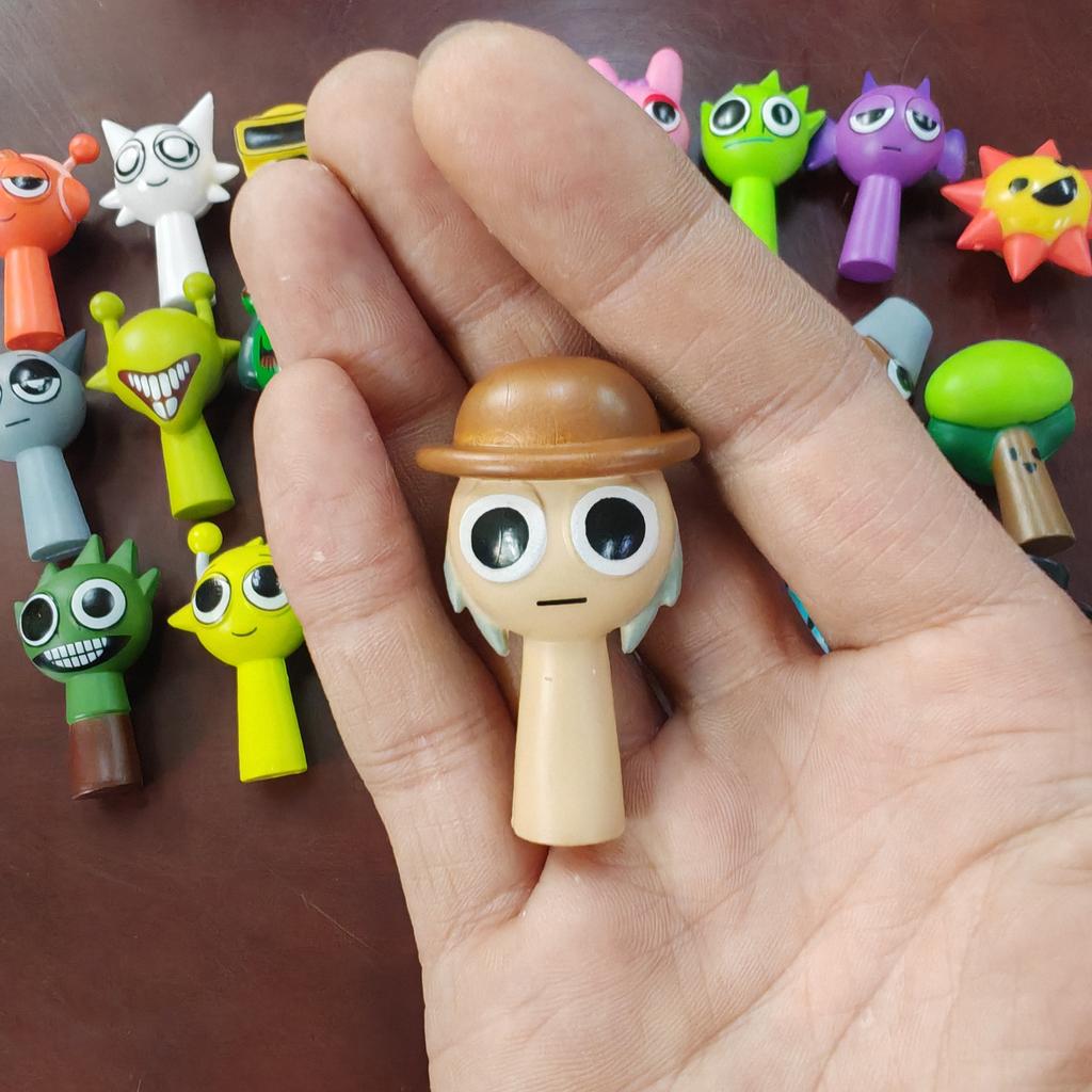 6 stuks 4,5 cm Grappige Sprunki Figuren Model PVC Sprunki Game Actie- & Speelfiguren