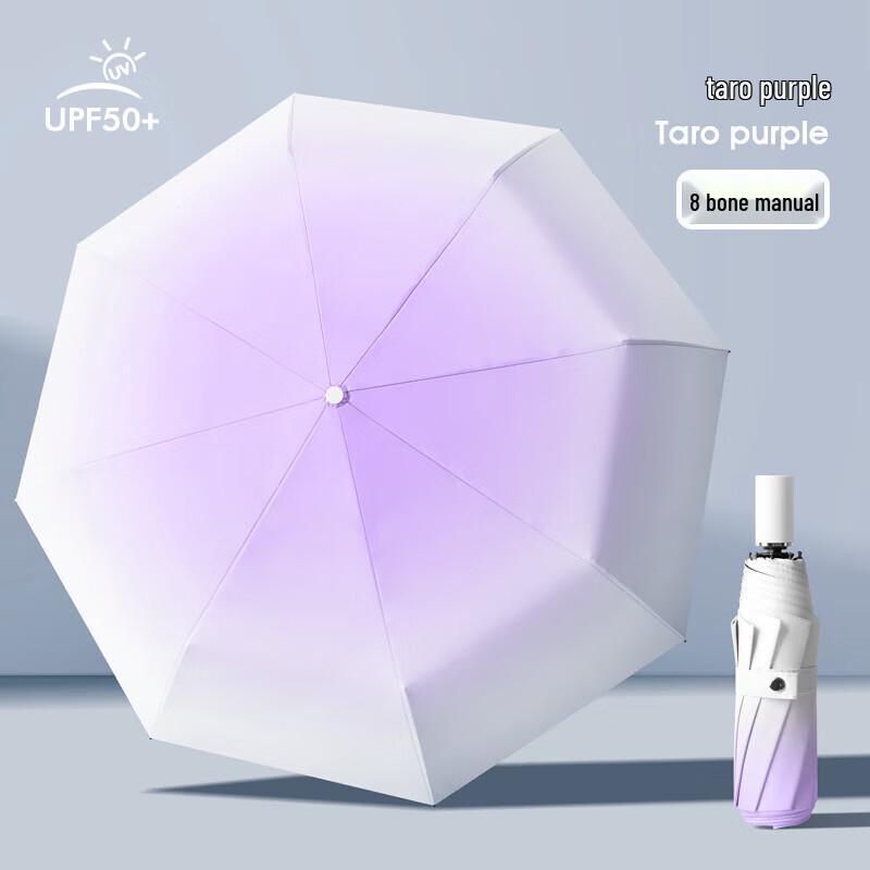 XuQing Modern Minimalist Manual 3-Fold Gradient Umbrella
