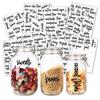 168 Pcs\set Food Label  Stickers Kitchen Pantry Labels Waterproof Resistant Xe2x80x8bfood Jars Label