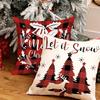 Festive Christmas Pillowcases: Baby It's Cold Out Side, Believe in The Magic, Let it Snow, Merry Christmas home room decoration