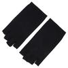 UV Nail Gloves Fluorescent Black Fingerless Anti Black UV Light Nail Protective Gloves Nail Tools